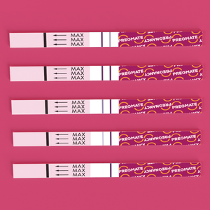 Reading pregnancy test strips results