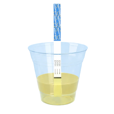 Dip the strip for 5 seconds