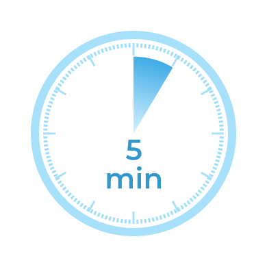 Wait 5 minutes