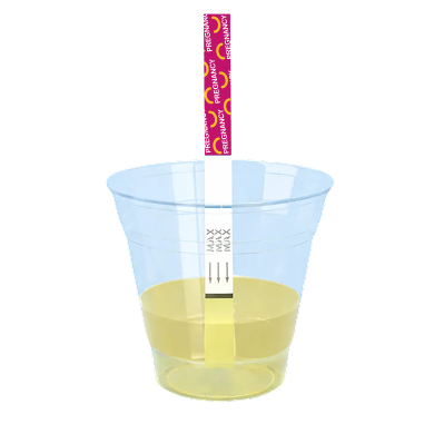 Dip the strip for 5 seconds